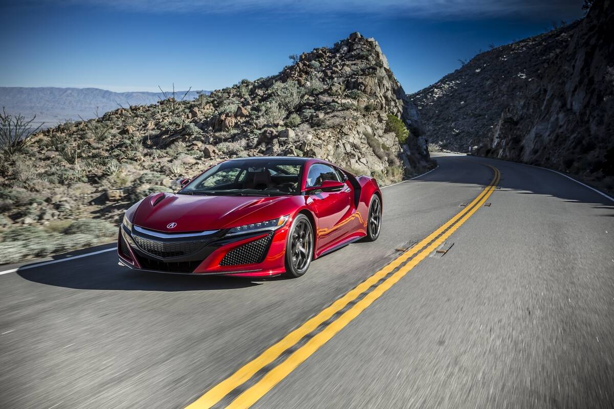 Acura NSX. Foto: Divulgação