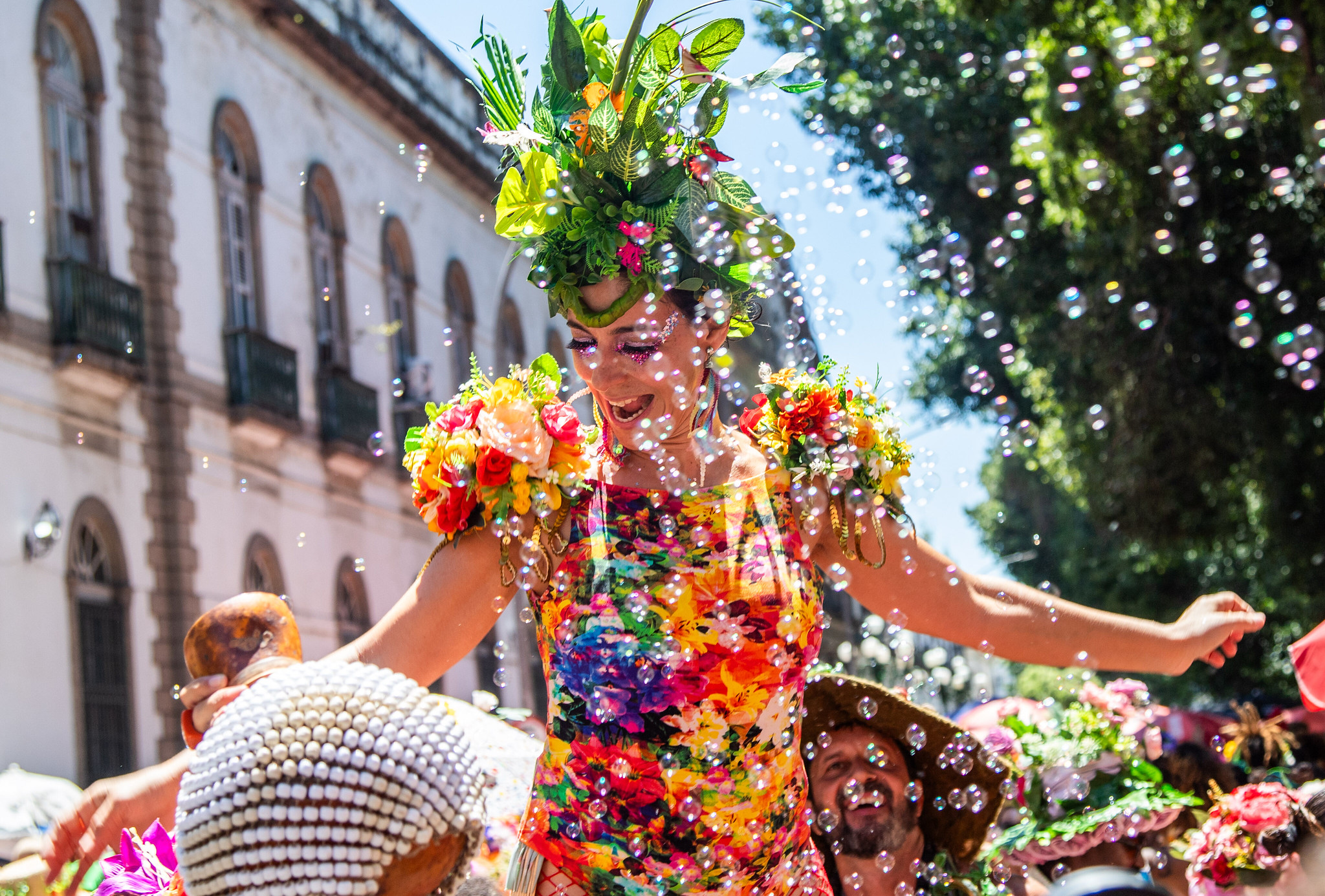 Bloco Vem cá Minha Flor Carnaval de Rua, no RJ. Foto: Fernando Maia / Riotur