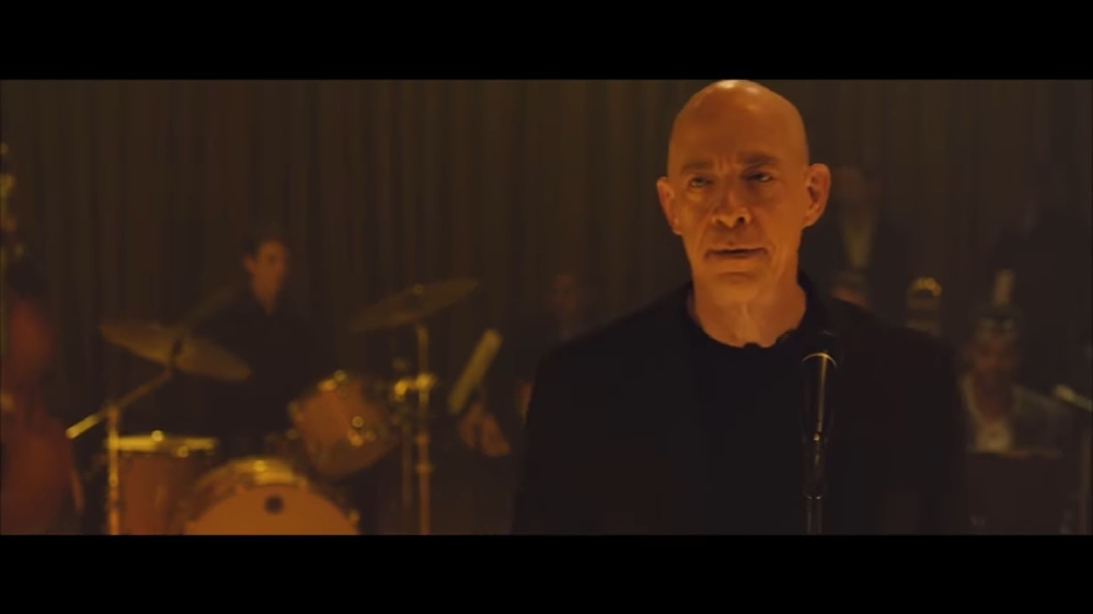 Terence Fletcher (J.K. Simmons), de “Whiplash: Em Busca da Perfeição”. Lançado em 2014. 