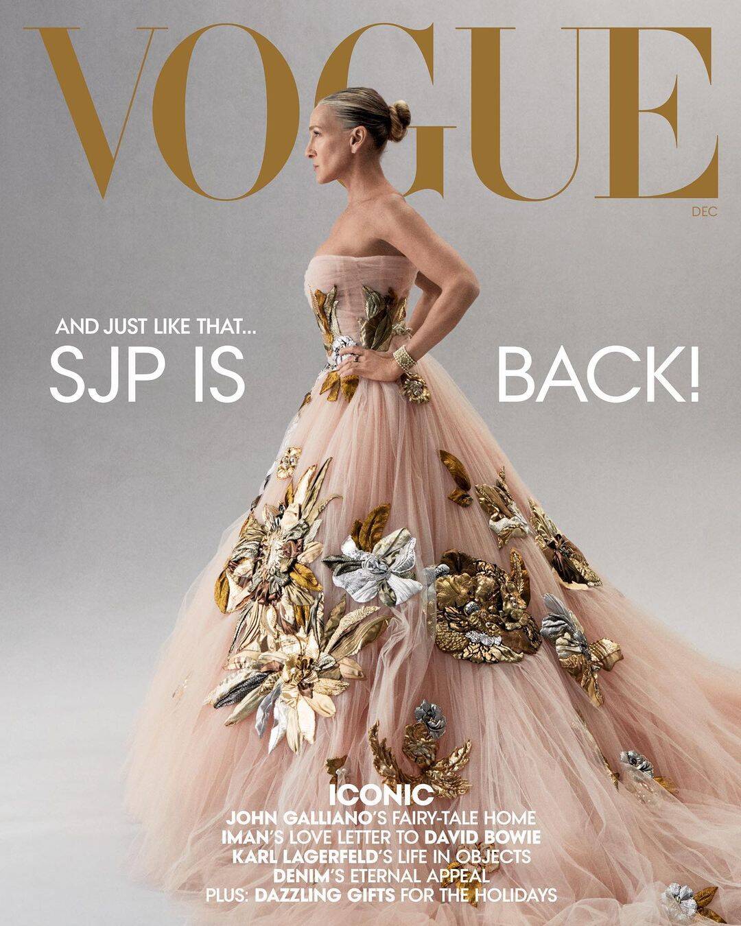 Capa da Vogue dos Estados Unidos. Foto: Reprodução/Instagram Vogue Magazine