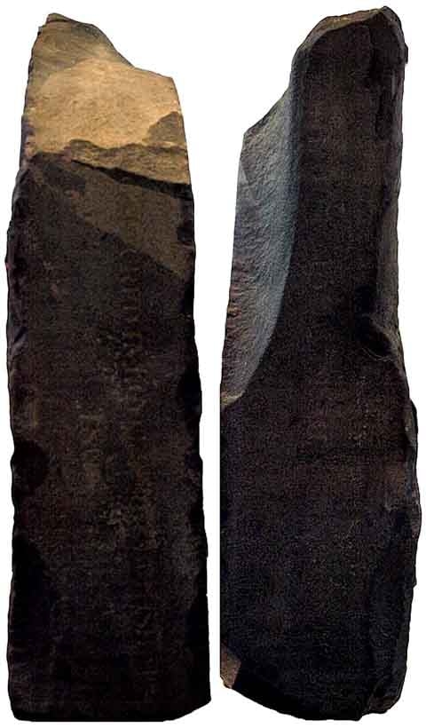 Esse fragmento de granito permitiu à humanidade, pela primeira vez em quase 1.500 anos,  traduzir e compreender os antigos hieróglifos egípcios, signos de escrita do Egito da época dos Faraós. 
 Reprodução: Flipar