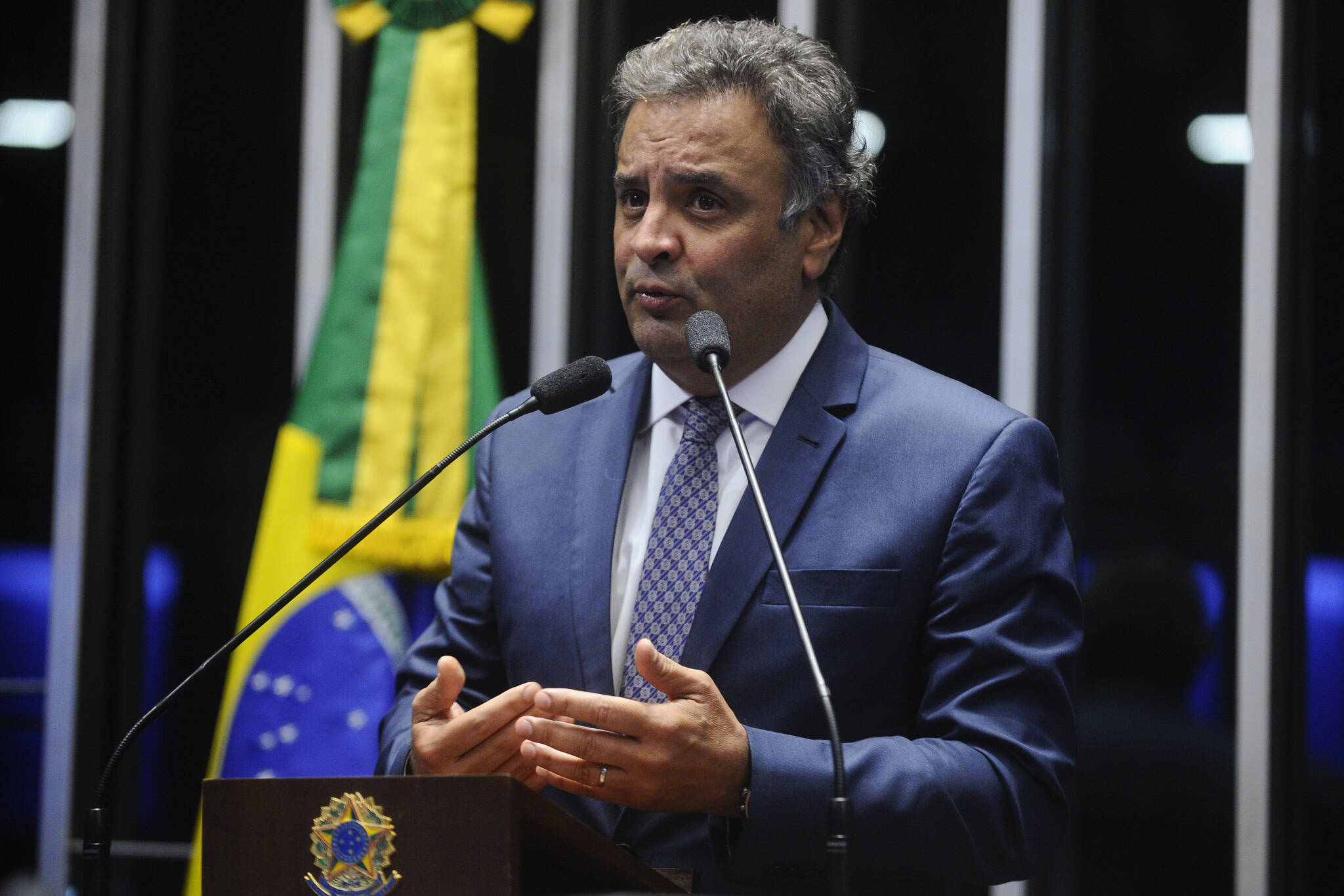 Aécio Neves . Foto: Moreira Mariz/Agência Senado 09/11/2016