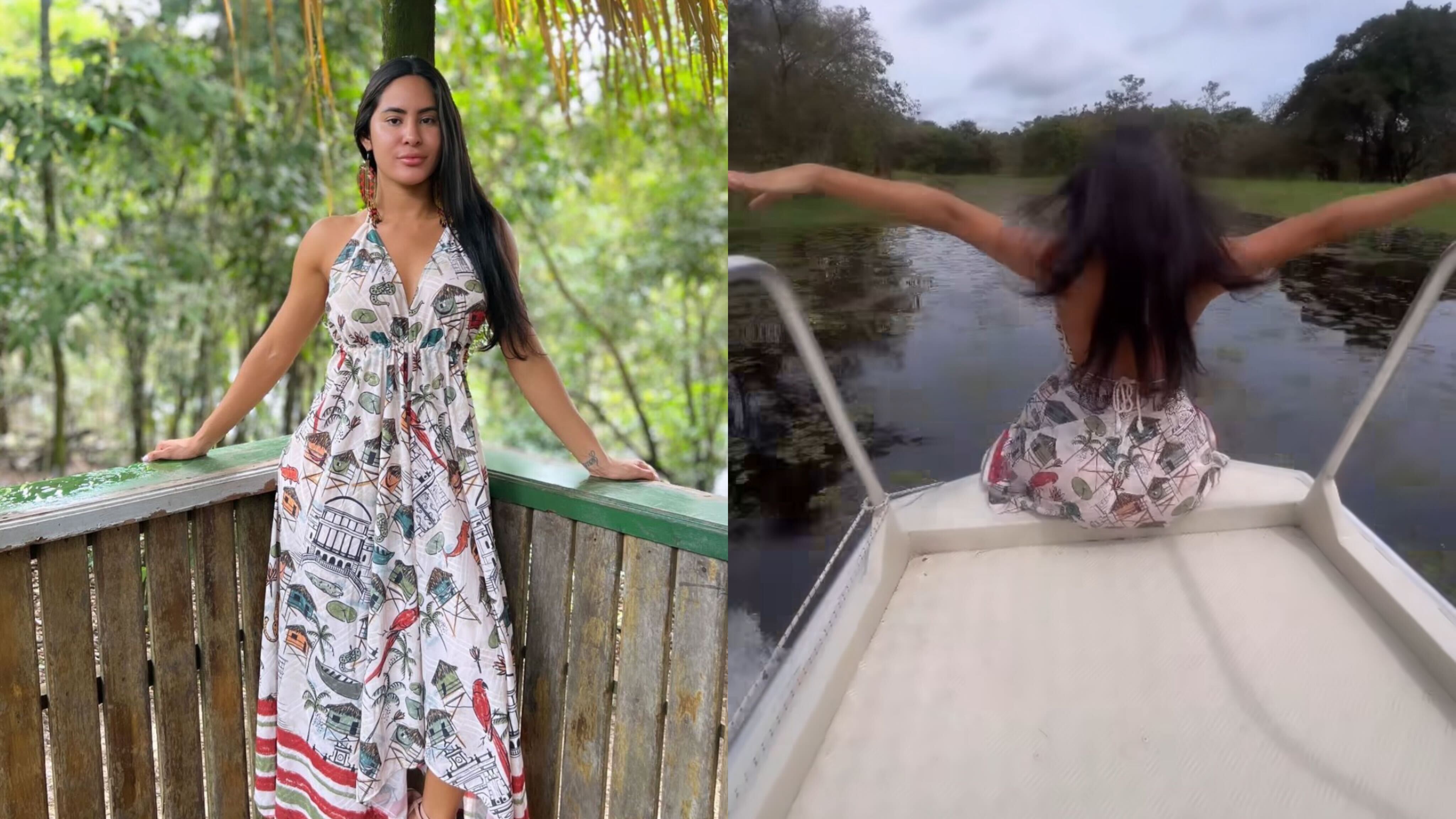 Isabelle curte paisagens naturais de Amazonas Reprodução Instagram - 6.5.2024