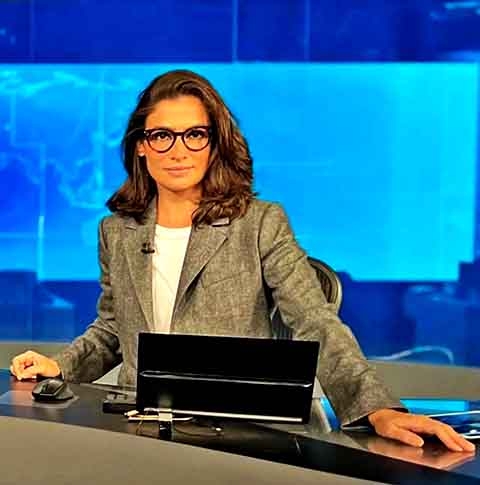 Ela permaneceu na bancada do Bom Dia Brasil por dez anos, até 2013. No telejornal,  trabalhou ao lado de Renato Machado e, mais tarde, com Chico Pinheiro.
 Reprodução: Flipar