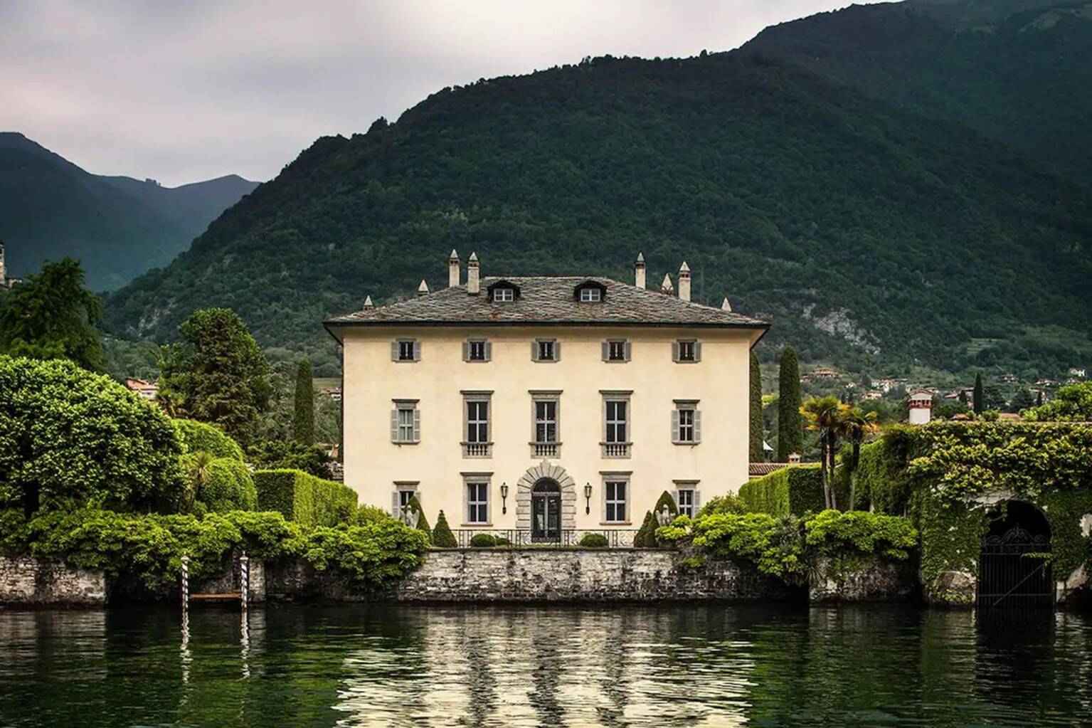 A casa do lago é conhecida como Villa Balbiano. Foto: Airbnb