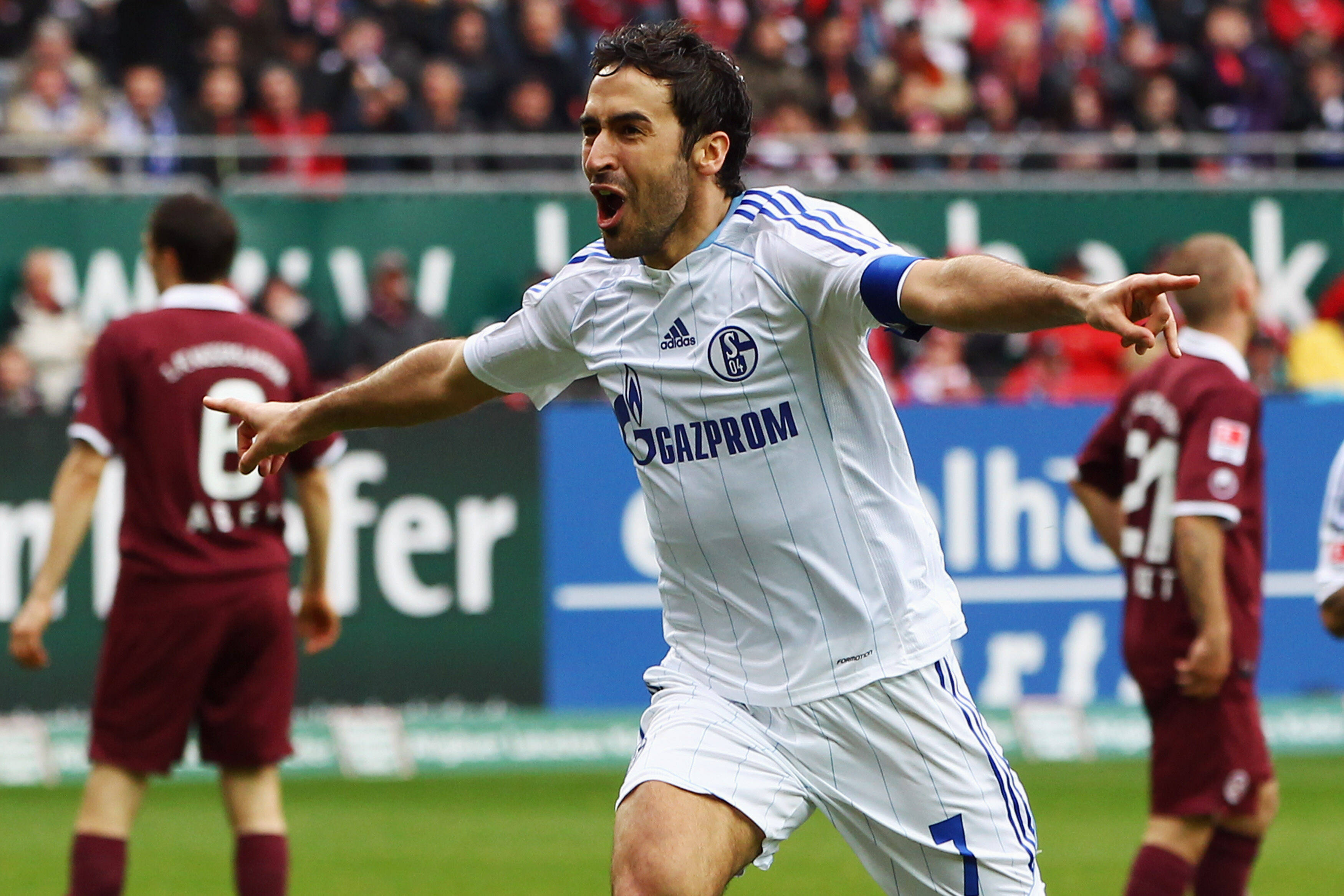 Raul, do Real Madrid. Foto: Getty Images