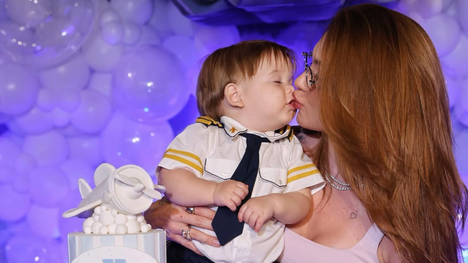 Virginia com o caçula José Leonardo. Foto: Reprodução Instagram @Virginia