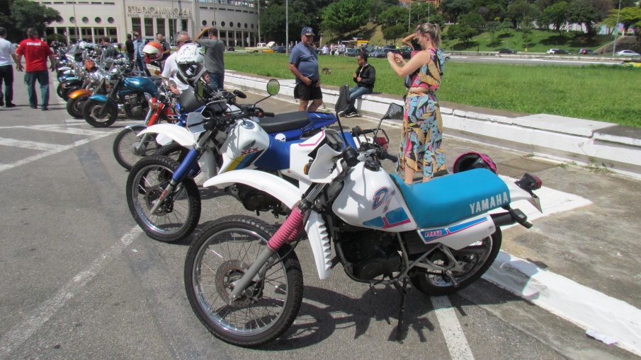 Encontro de motocicletas no Pacaembu. Foto: Gabriel Marazzi