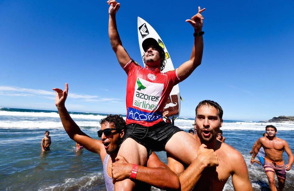 O surfista Ian Gouveia teve um ótimo desempenho na "perna europeia", que o garantiu o quinto lugar no ranking geral da WQS. Foto: WSL/ Laurent Masurel