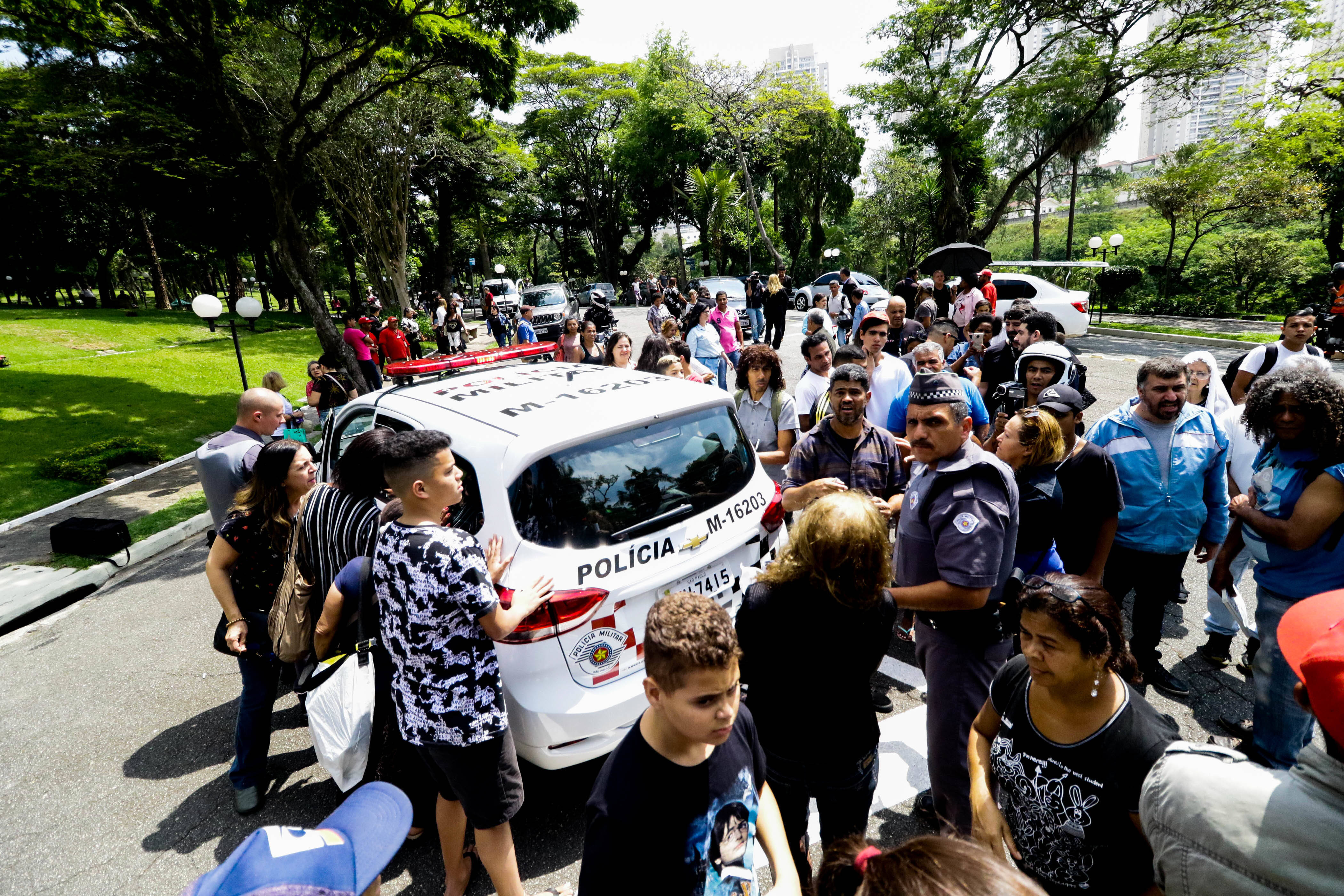 Gugu é alvo de arrastão. Foto: Aloisio Mauricio / Fotoarena / Agência O Globo
