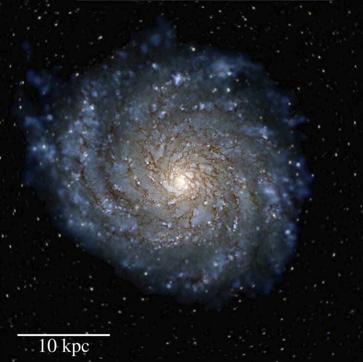 O projeto FIRE consiste em utilizar supercomputadores para criar galáxias através de simulações numéricas. Isso nos permite avaliar a importância de eventos como supernovas e ventos estelares na formação de galáxias, comparando as galáxias reais observadas com aquelas produzidas nas simulações. Foto: Phillip Hopkins
