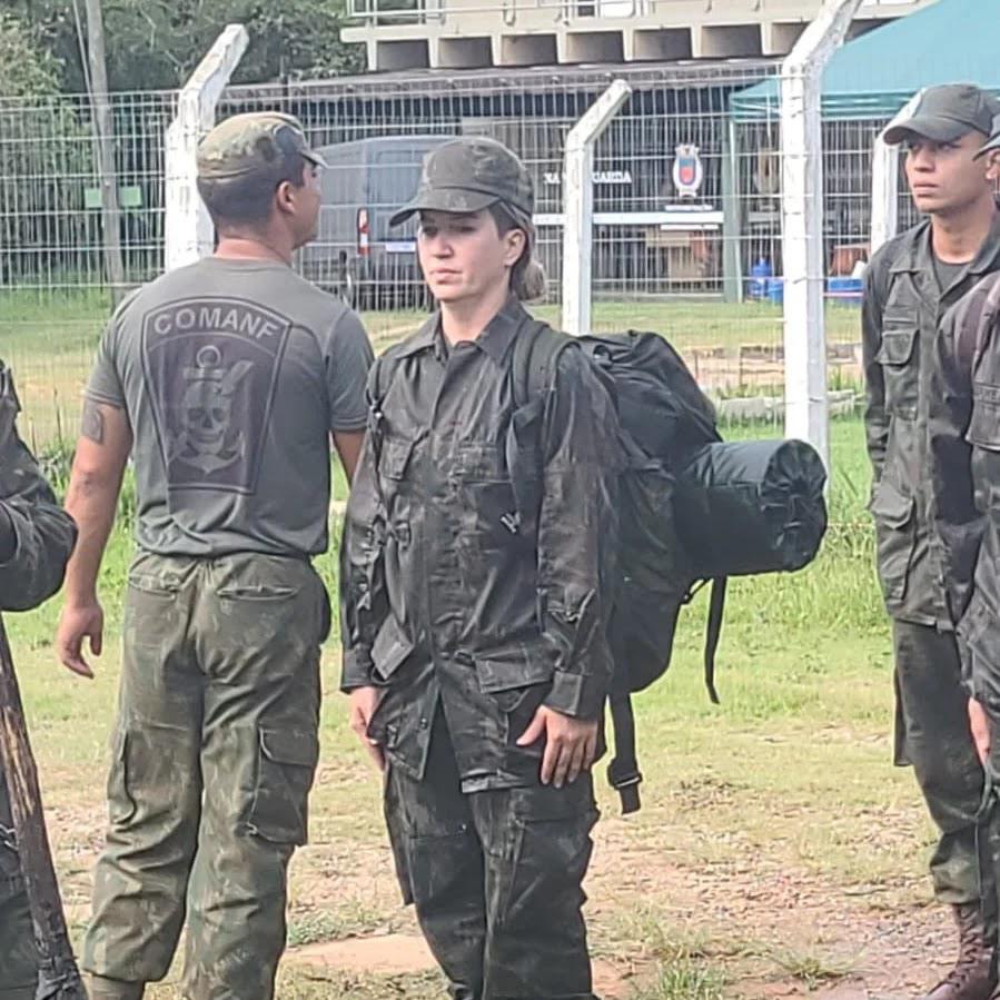 Treinamento de três meses exige esforço físico e mental. Foto: Arquivo pessoal