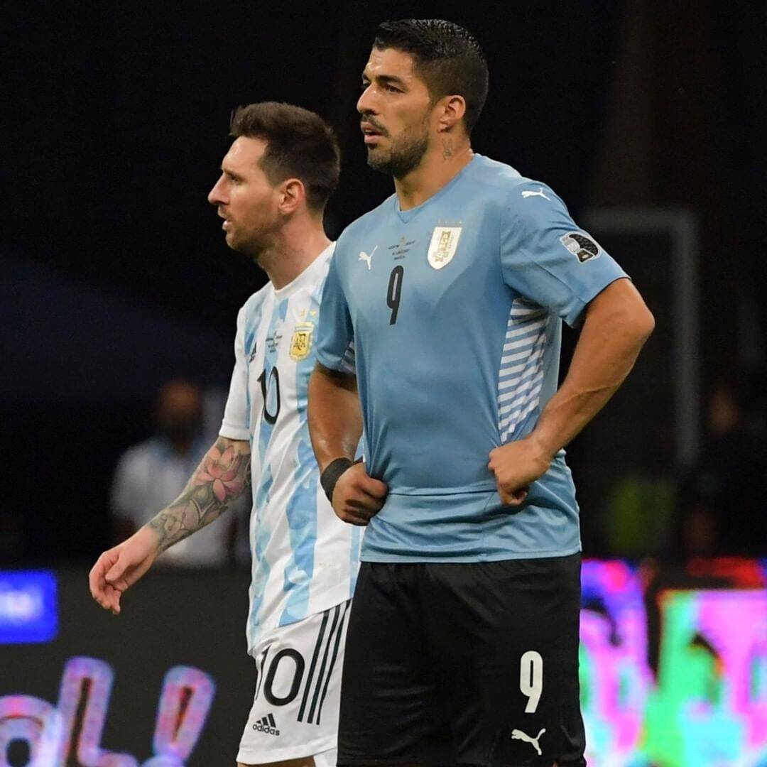 Argentina x Uruguai. Foto: Reprodução / Instagram Copa América