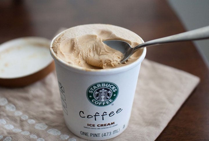 A Starbucks também tem sorvete de café, com a mesma qualidade que a grife imprime à bebida.  Reprodução: Flipar