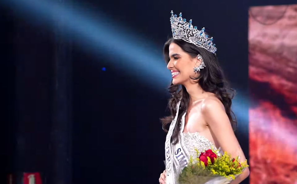 Gabi Lacerda venceu a competição. Foto: Reprodução: Youtube/Miss Universe Brasil TV