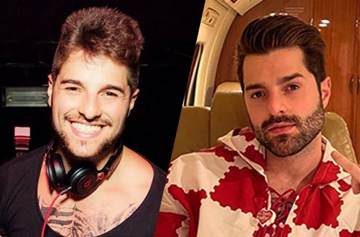 O DJ goiano Alok postou o resultado do procedimento, que ele pediu que fosse focado especificamente no queixo.  Reprodução: Flipar