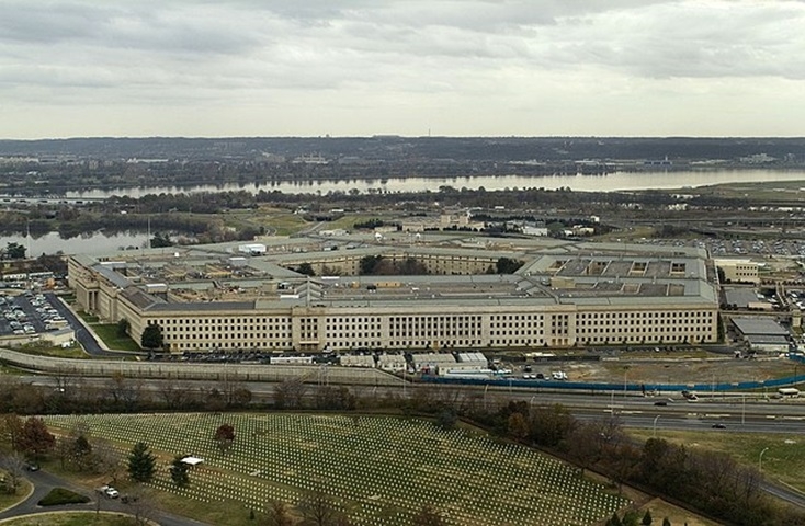 O Pentágono é um dos maiores edifícios de escritórios do mundo, com cerca de 600 mil metros quadrados. Reprodução: Flipar