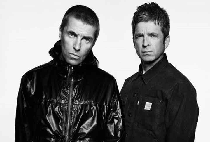 Em 2022, uma guitarra vermelha de Noel Gallagher quebrada por Liam durante briga na noite da separação do grupo foi leiloada em Paris por 385,5 mil euros (mais de R$ 2,3 milhões na cotação atual). 
 Reprodução: Flipar