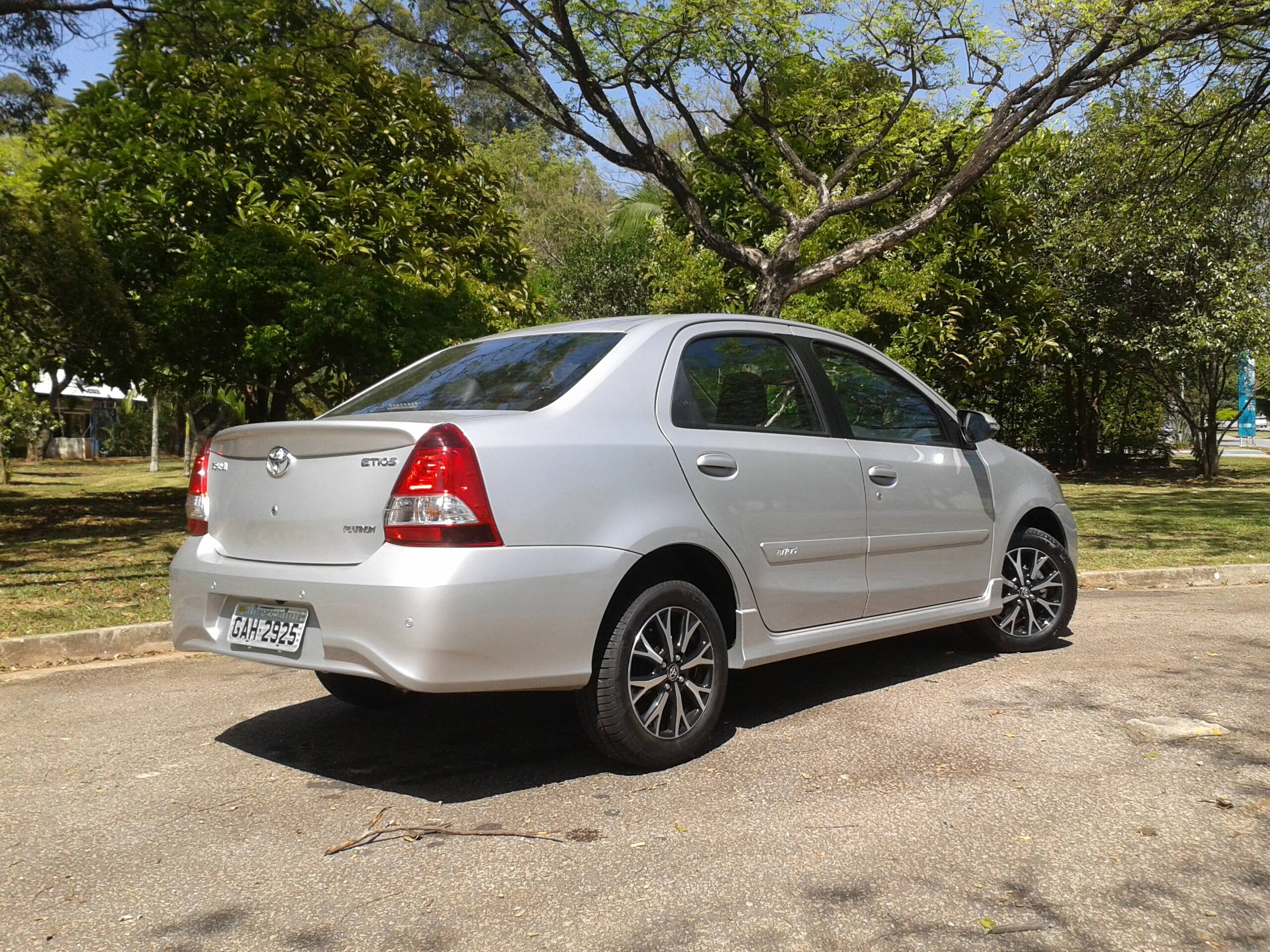 Toyota Etios Sedan Platinum. Foto: Divulgação