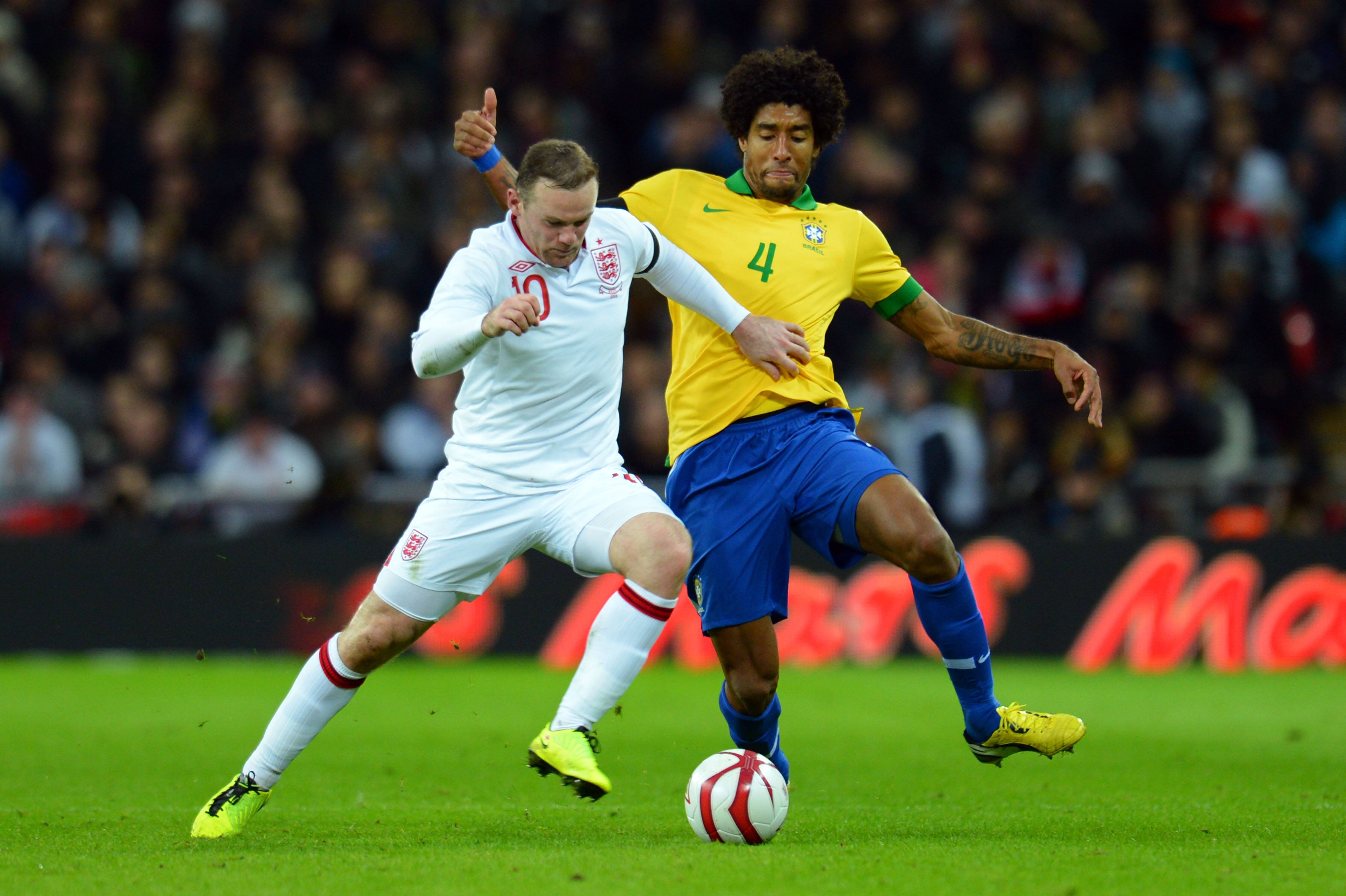 Dante fez sua estreia pela seleção brasileira no começo de 2013, contra a Inglaterra Getty Images