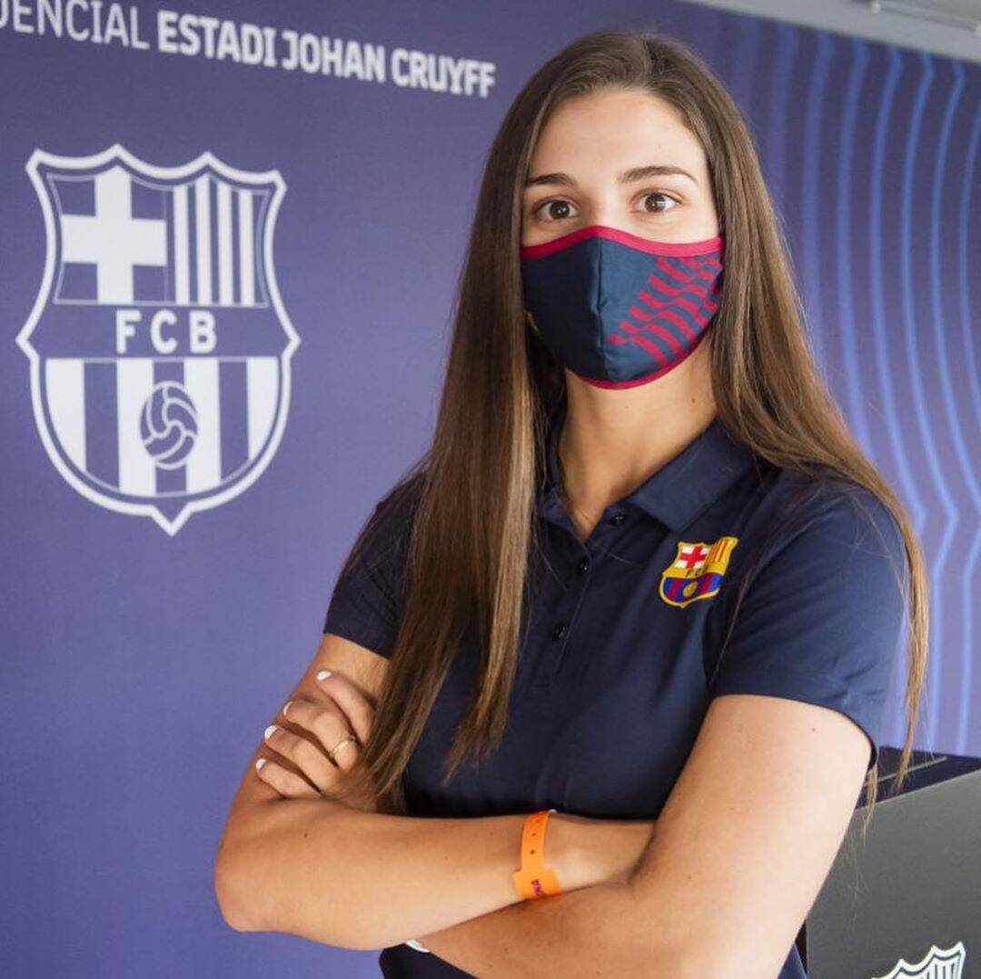 Brasileira no Barcelona. Foto: Divulgação