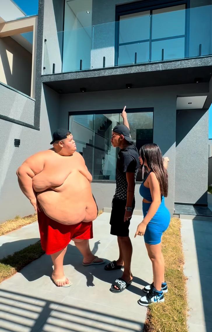 Com 339kg, Gordão da Xj perde 30kg em dois meses e pode ganhar casa Reprodução/Instagram