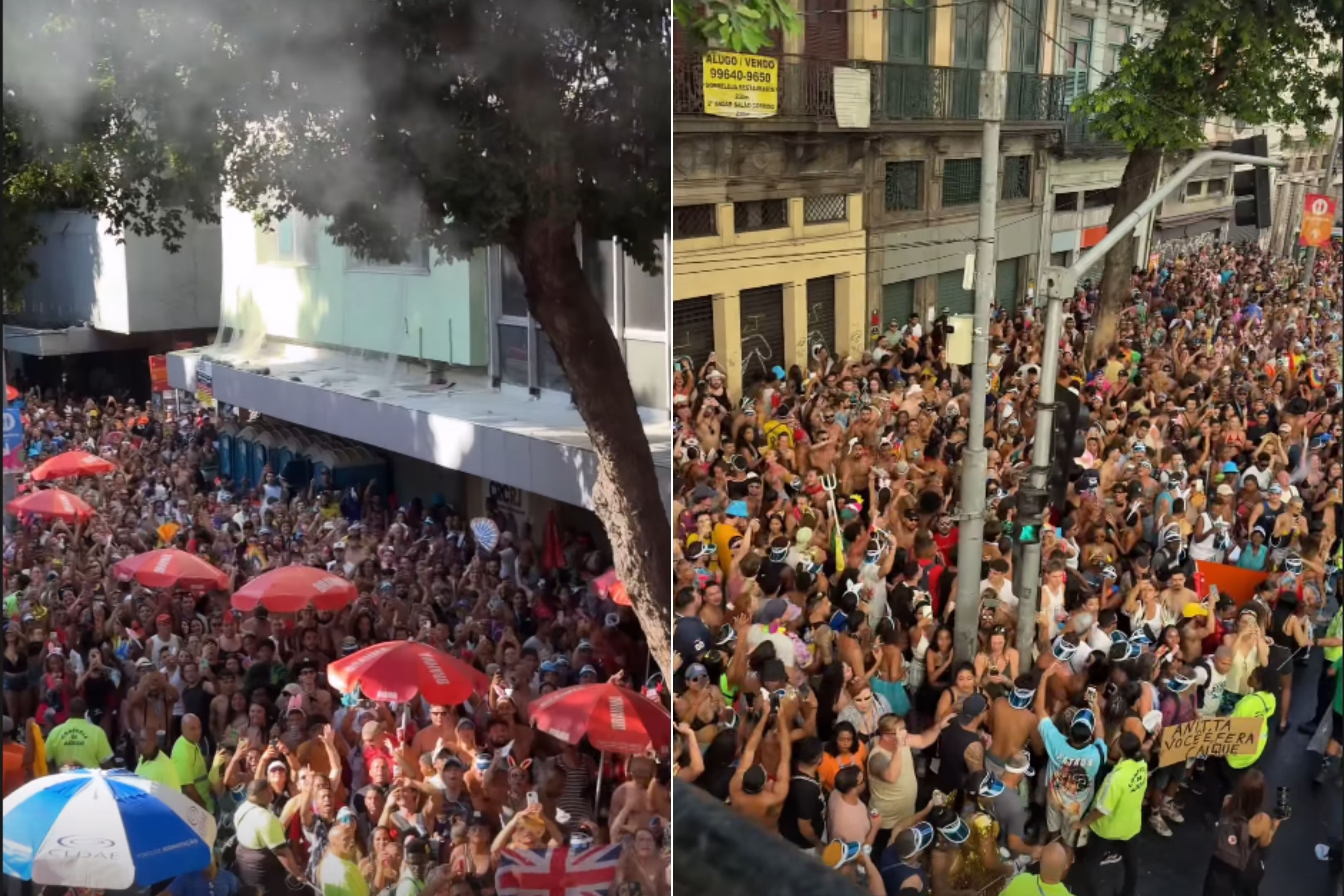 Anitta comanda bloco no Rio com homenagem a Rebeca Andrade. Foto: Instagram/@Anitta