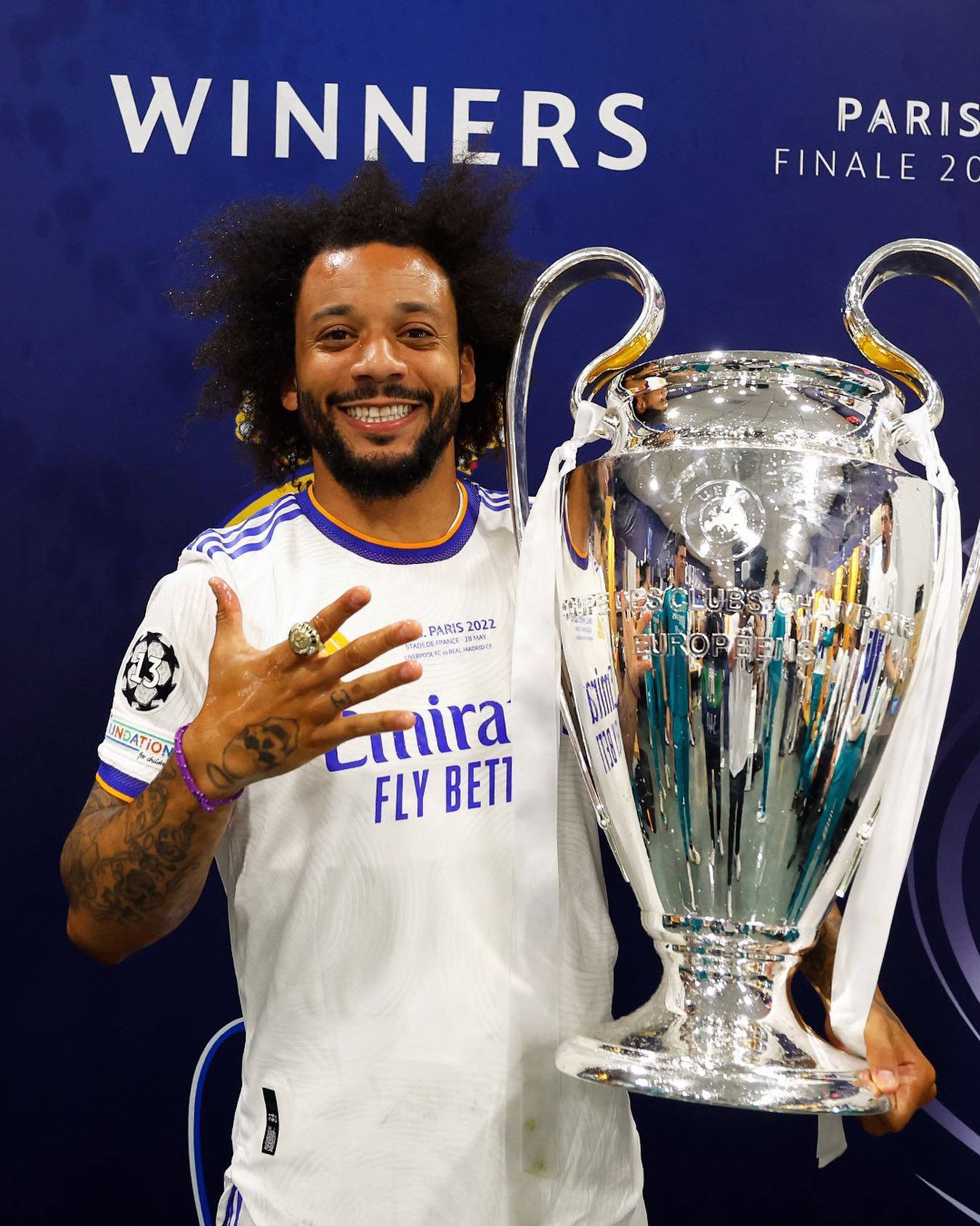 Real Madrid campeão - Champions 2021/22. Foto: Reprodução / Instagram