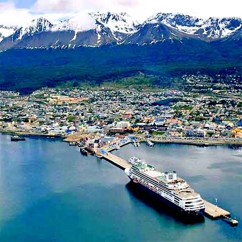 Ushuaia, Argentina: Conhecida como a cidade mais austral do mundo, Ushuaia é ponto de partida para cruzeiros com destino à Antártica.
 Reprodução: Flipar