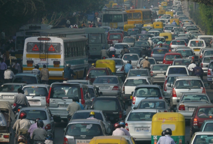 Uma das justificativas para que a Índia tenha tido tantas cidades no ranking é que o país passa atualmente por um crescimento econômico impulsionado pelo carvão, além de abrigar megacidades congestionadas e com intenso tráfego. Reprodução: Flipar