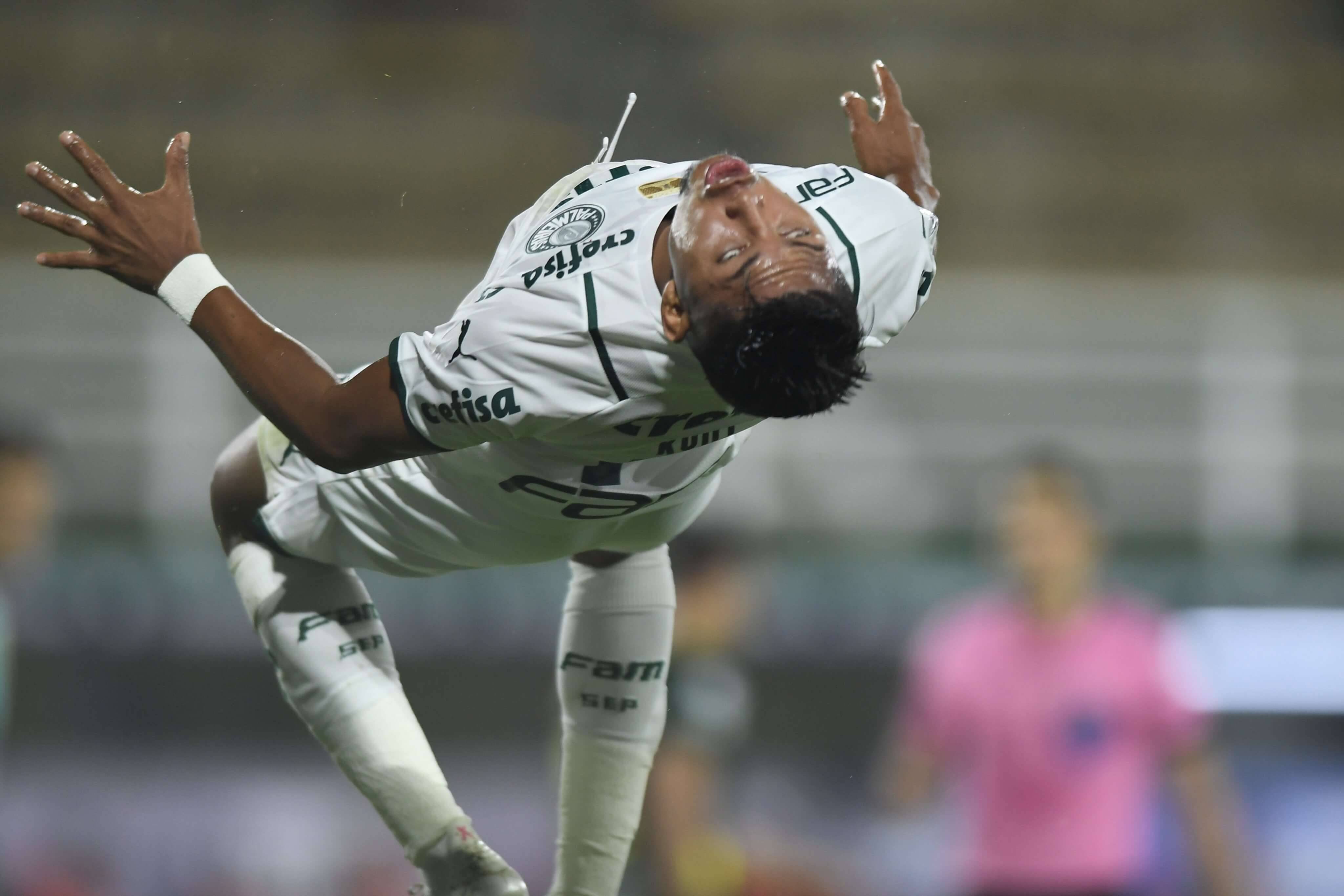 Defensa x Palmeiras. Foto: Reprodução / Twitter Conmebol
