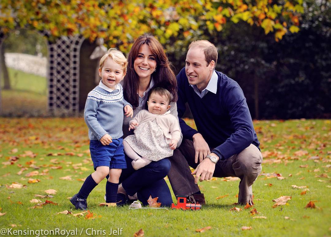 Evolução da Princesa Charlotte. Foto: Reprodução/Instagram/@kensingtonroyal