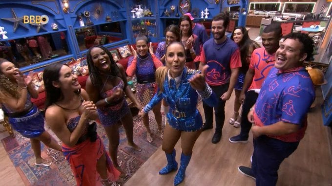 BBB 24: bronca de Tadeu, muito choro e cutucadas de Ivete Sangalo marcam festa Reprodução/Globo