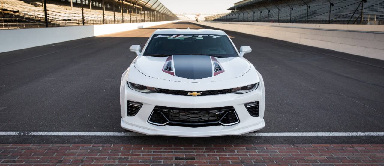 Chevrolet Camaro SS estará na edição número 100 das 500 Milhas de Indianápolis. Foto: Divulgação