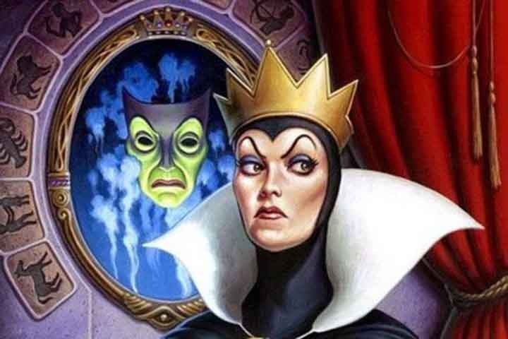 Espelho da Branca de Neve - Acredita-se que os irmãos Grimm tenham se inspirado na história real de uma baronesa alemã para criar seu famoso conto que, no século XX, tornou-se célebre em desenho da Disney. 

 Reprodução: Flipar