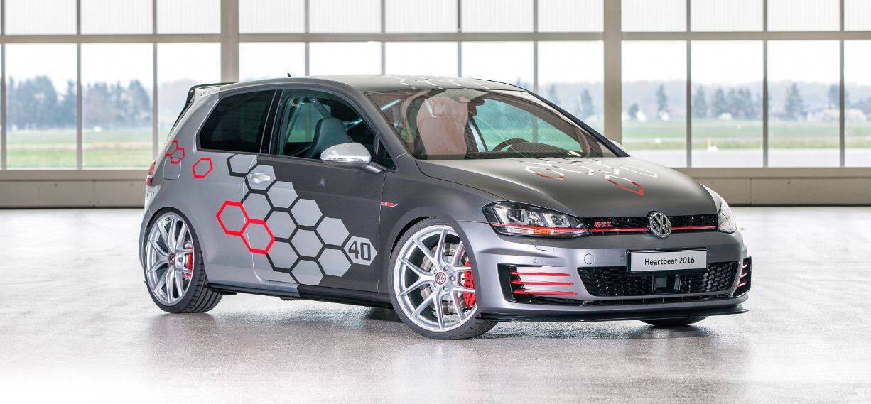 Volkswagen Golf GTI Heartbeat. Foto: Divulgação/Volkswagen