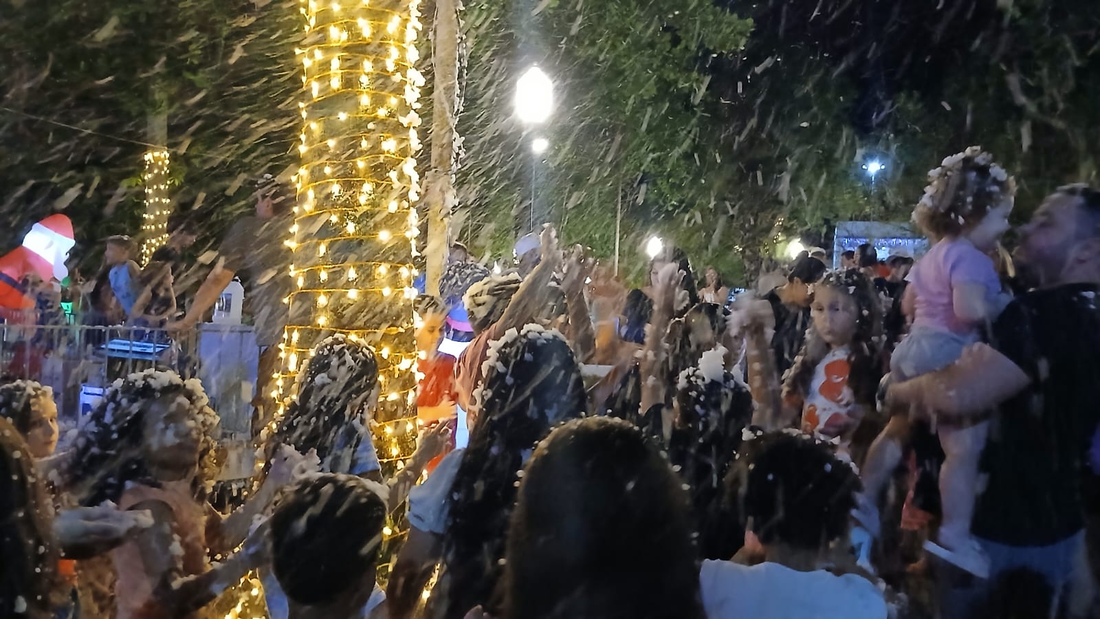 Decoração de Natal de Piraju (SP). Foto: Prefeitura de Piraju (SP)