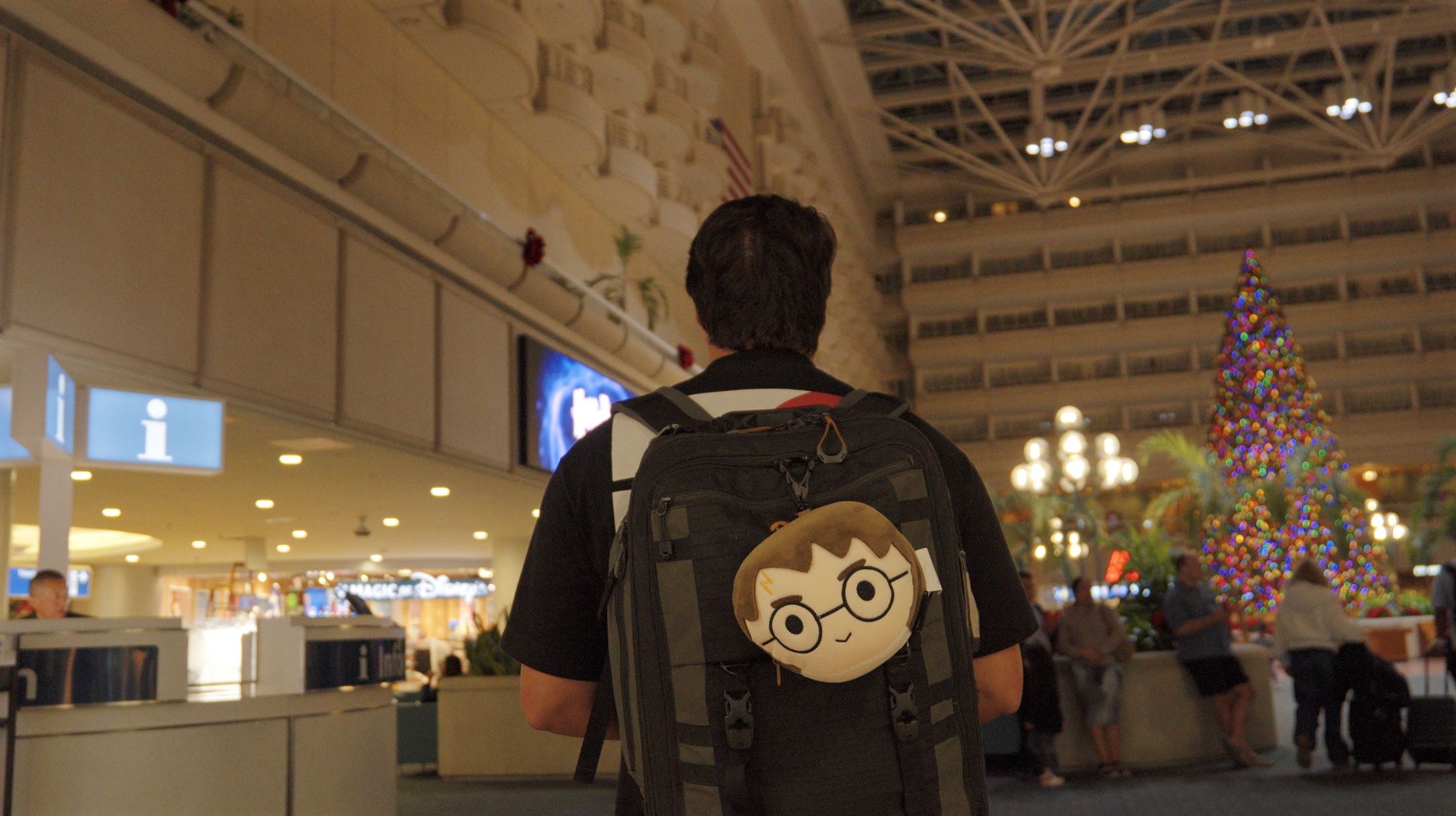 Chaveiro Brinde da aeronave temática do Harry Potter. Foto: Divulgação / Latam