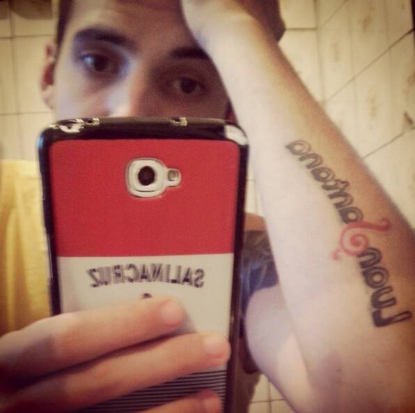 Tatuagem de fã. Foto: Reprodução/ Instagram