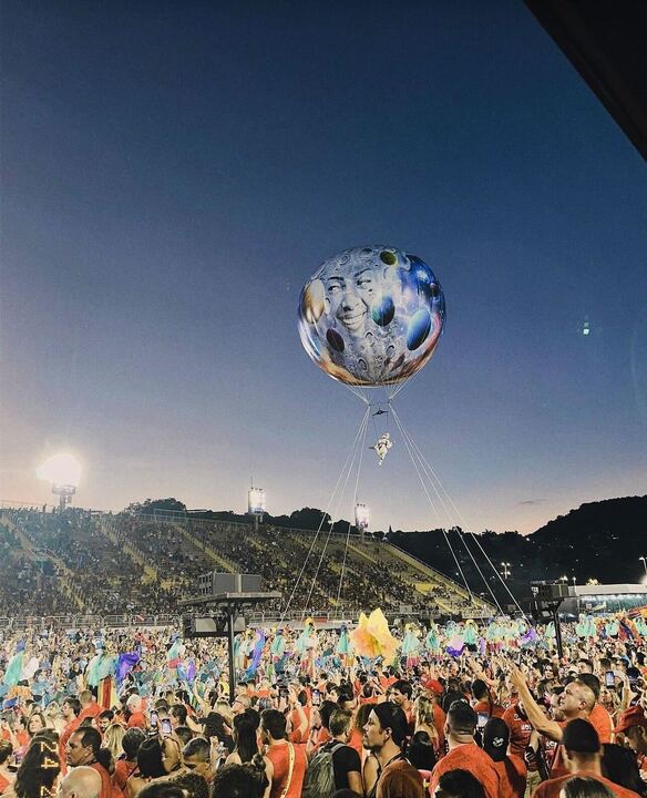 Agatha Moreira celebrando o Carnaval no Rio de Janeiro Reprodução/Instagram - 16.02.2024