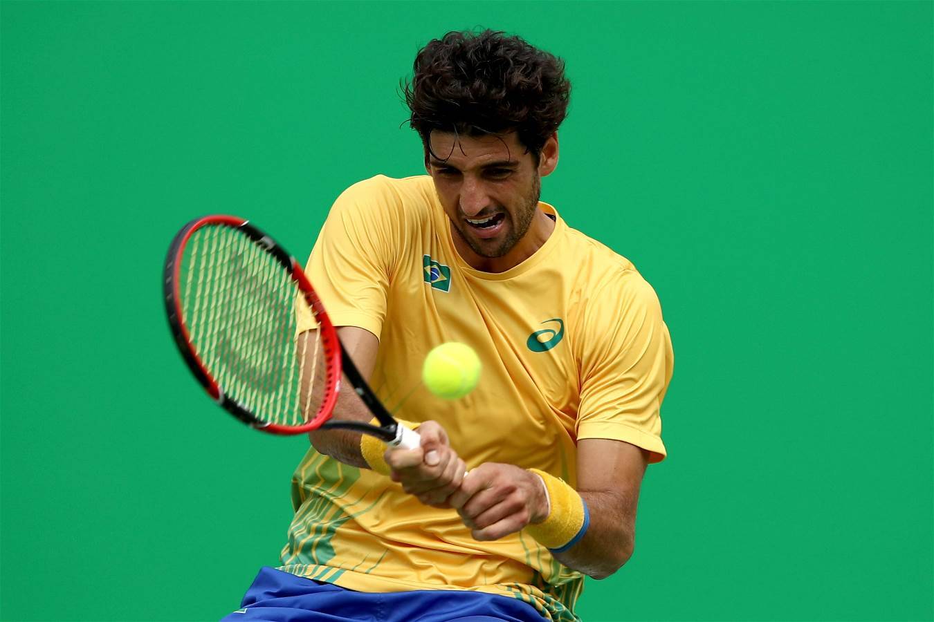 Bellucci vence primeira partida no Rio 2016 depois de desistência de Dustin Brown, da Alemanha. Foto: Divulgação/Rio 2016