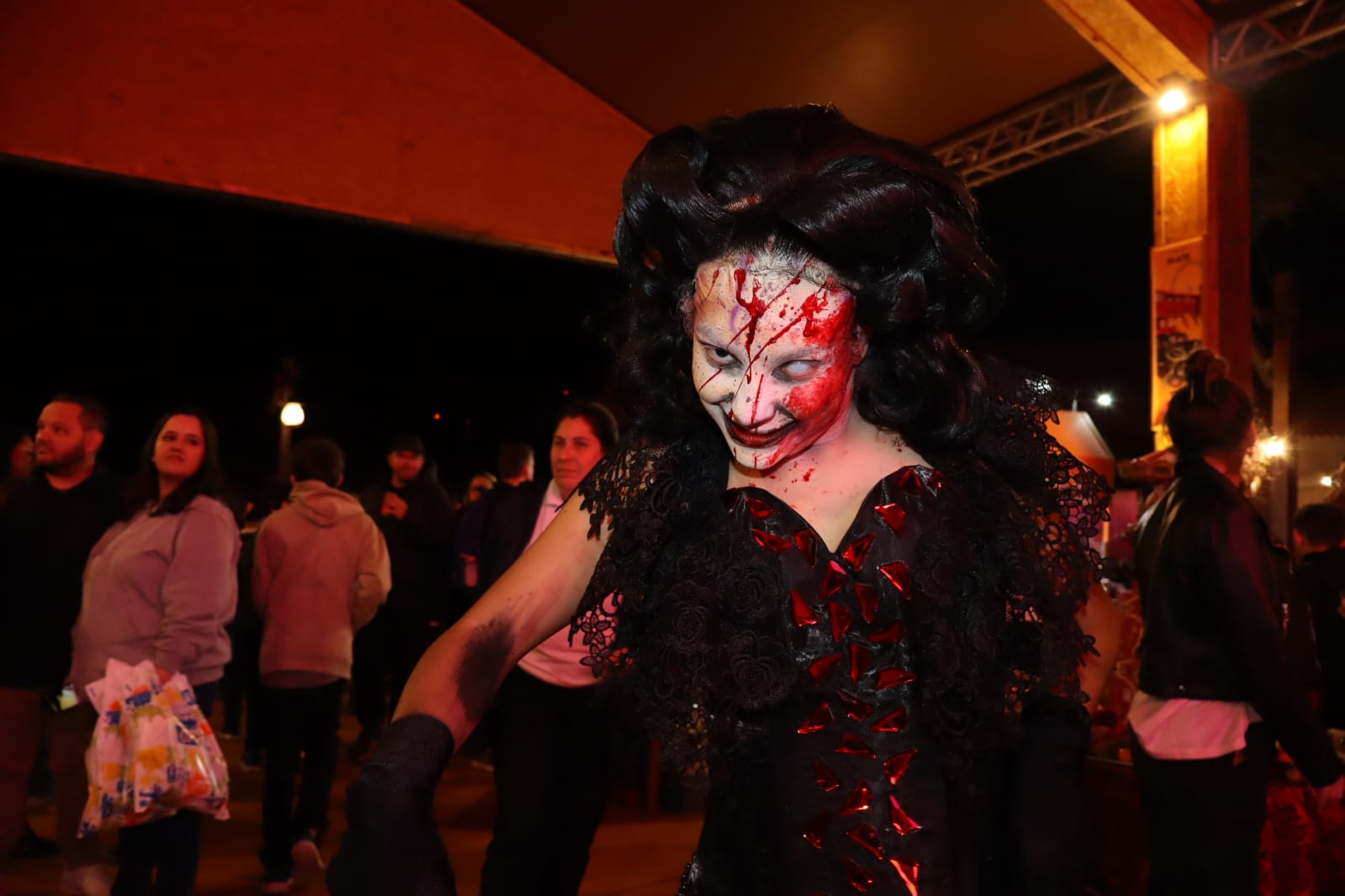 Personagens mais horripilantes do Circo dos Horrores no Hopi Hari. Foto: Pedro H. Lopes