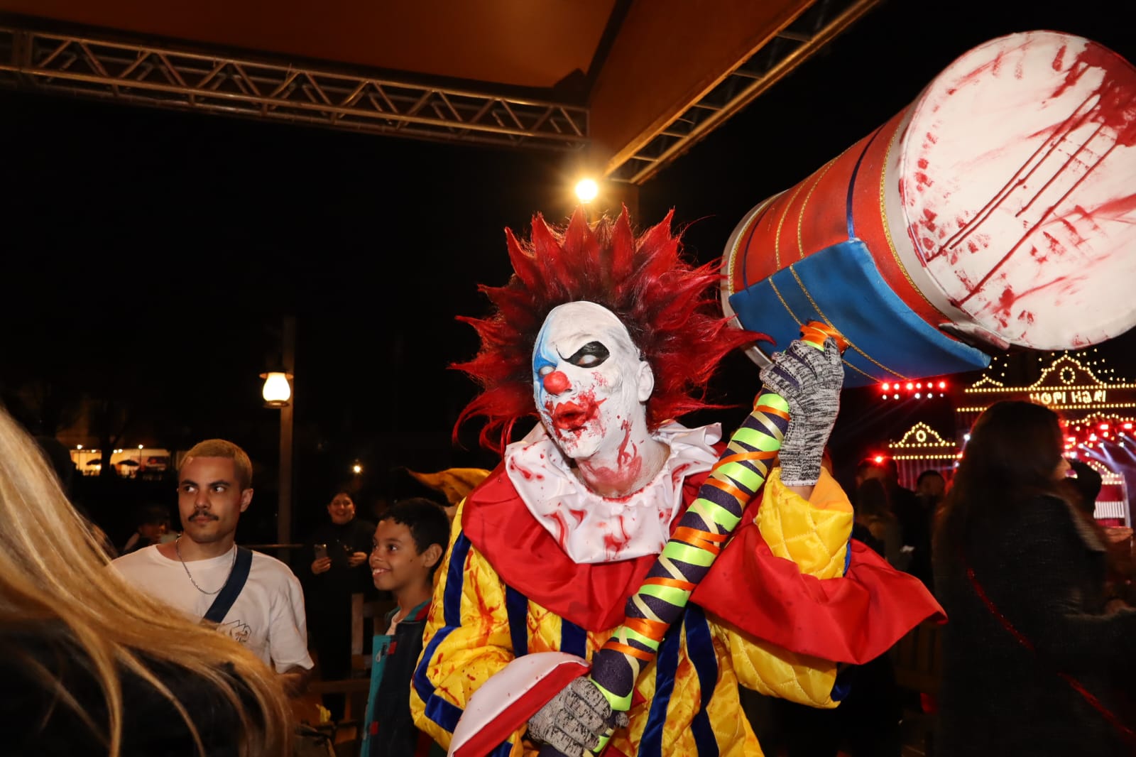 Personagens mais horripilantes do Circo dos Horrores no Hopi Hari. Foto: Pedro H. Lopes