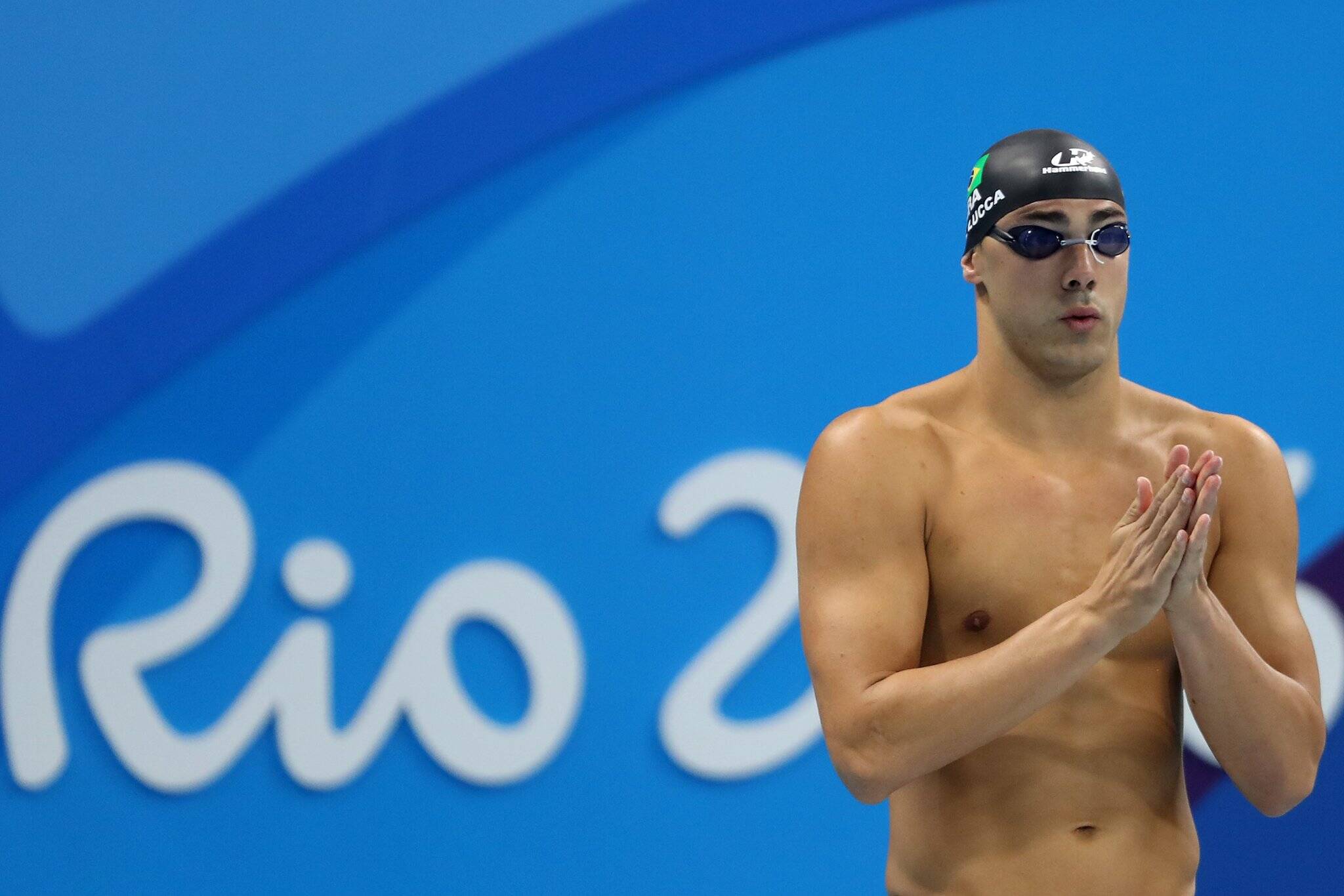 João de Lucca ficou em 25º nas eliminatórias dos 200m livre e não tem mais chances de medalhas. Foto: Satiro Sodré/Divulgação CBDA