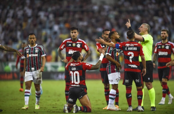 Jogo de volta das oitavas de final da Copa do Brasil: Flamengo 2 x 0 Fluminense, no Maracanã - Gols: Arrascaeta e Gabigol (FLA). - Foto:  Marcelo Cortes/Flamengo