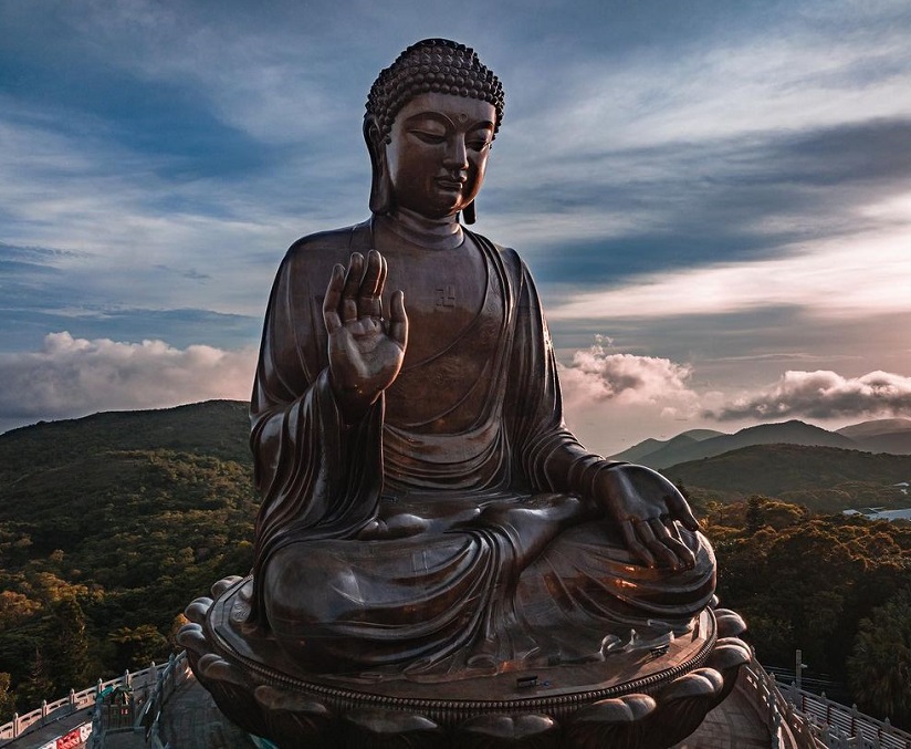 Buda Gigante em Hong Kong.. Foto: Reprodução/Instagram @jeff_iks 15/09/2022
