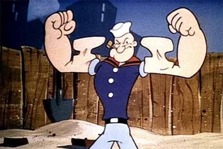 Em seguida, Popeye tornou-se série de animação na TV e acumulou mais de 600 episódios. 
 Reprodução: Flipar