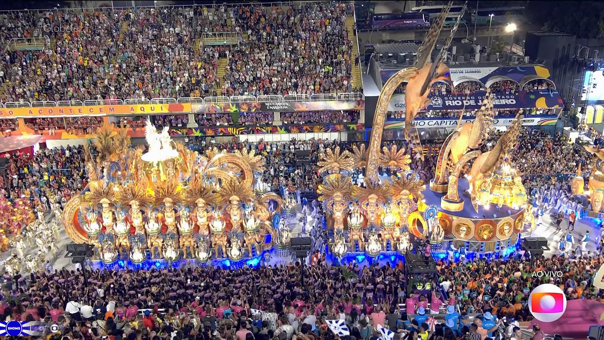 Carnaval RJ: Beija-Flor Reprodução/Globo