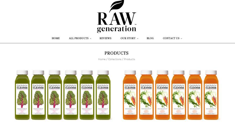 20- Raw Generation: A americana Jessica Geier, de 30 anos, começou a vender sucos naturais pela internet em 2012, com a ajuda do pai, gastando poucos dólares. Quase 4 anos depois, o e-commerce gera lucro, em média, de U$ 100 mil por mês. Foto: Reprodução