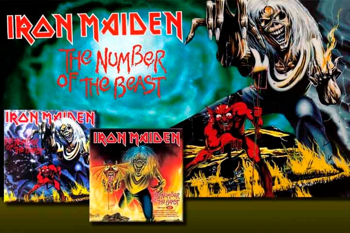 A vinculação da sequência numérica à figura apocalíptica tornou-se presente na cultura pop moderna. Um exemplo é o álbum de 1982 do Iron Maiden, chamado “The Number of the Beast” (O número da besta). 
 Reprodução: Flipar